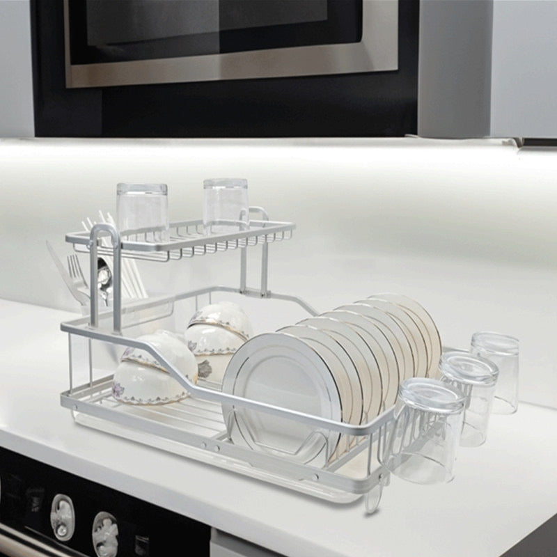 Mbajtëse metalike për pjata dhe gota