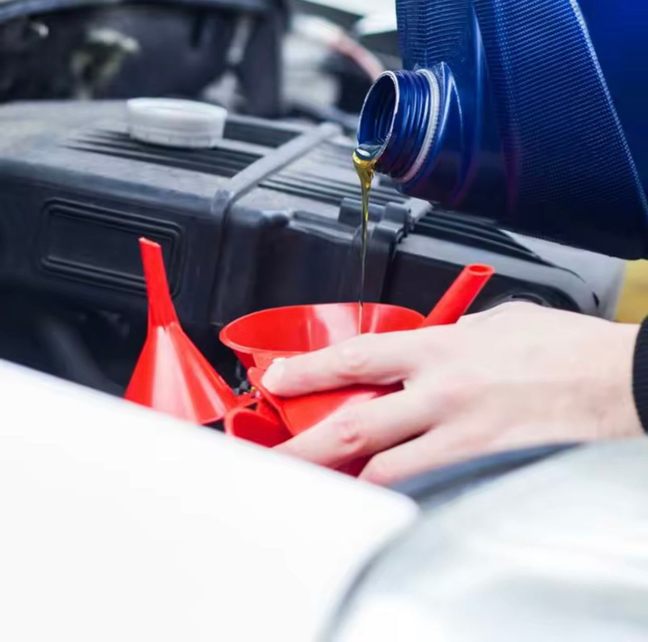 Hinkë manuale plastike, në ngjyrë të kuqe