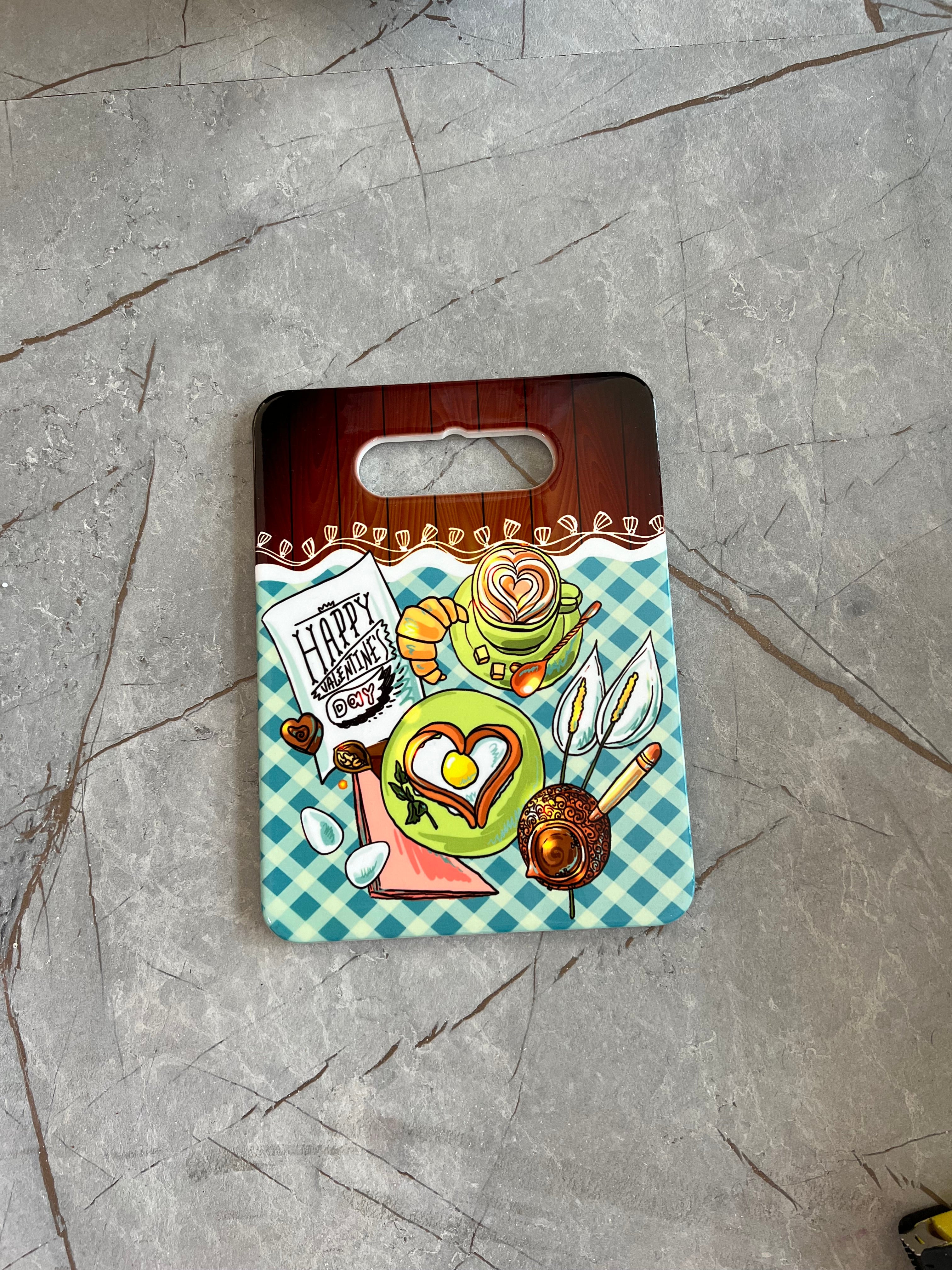 Pllake qeramike dekorative Happy Valentines Day