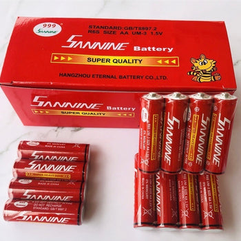 Bateri të trasha 1.5V HUATAI, fuqi e qëndrueshme për përdorim të përditshëm