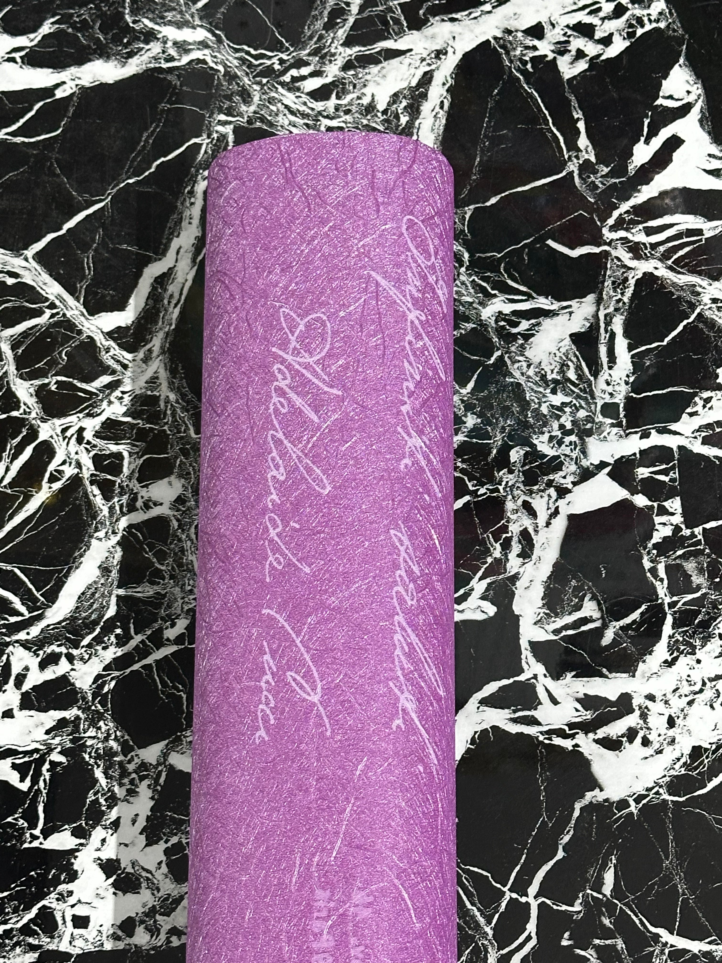 Letër muri lejla me shkrime dhe stampa