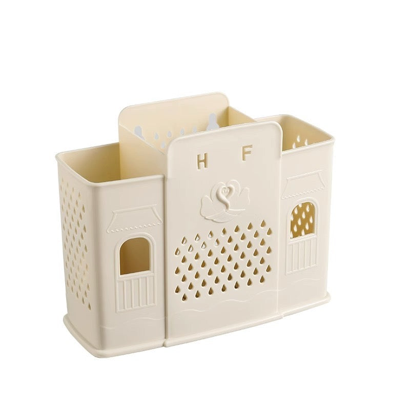 Organizuese plastike për serviset e kuzhinës me 3 ndarje