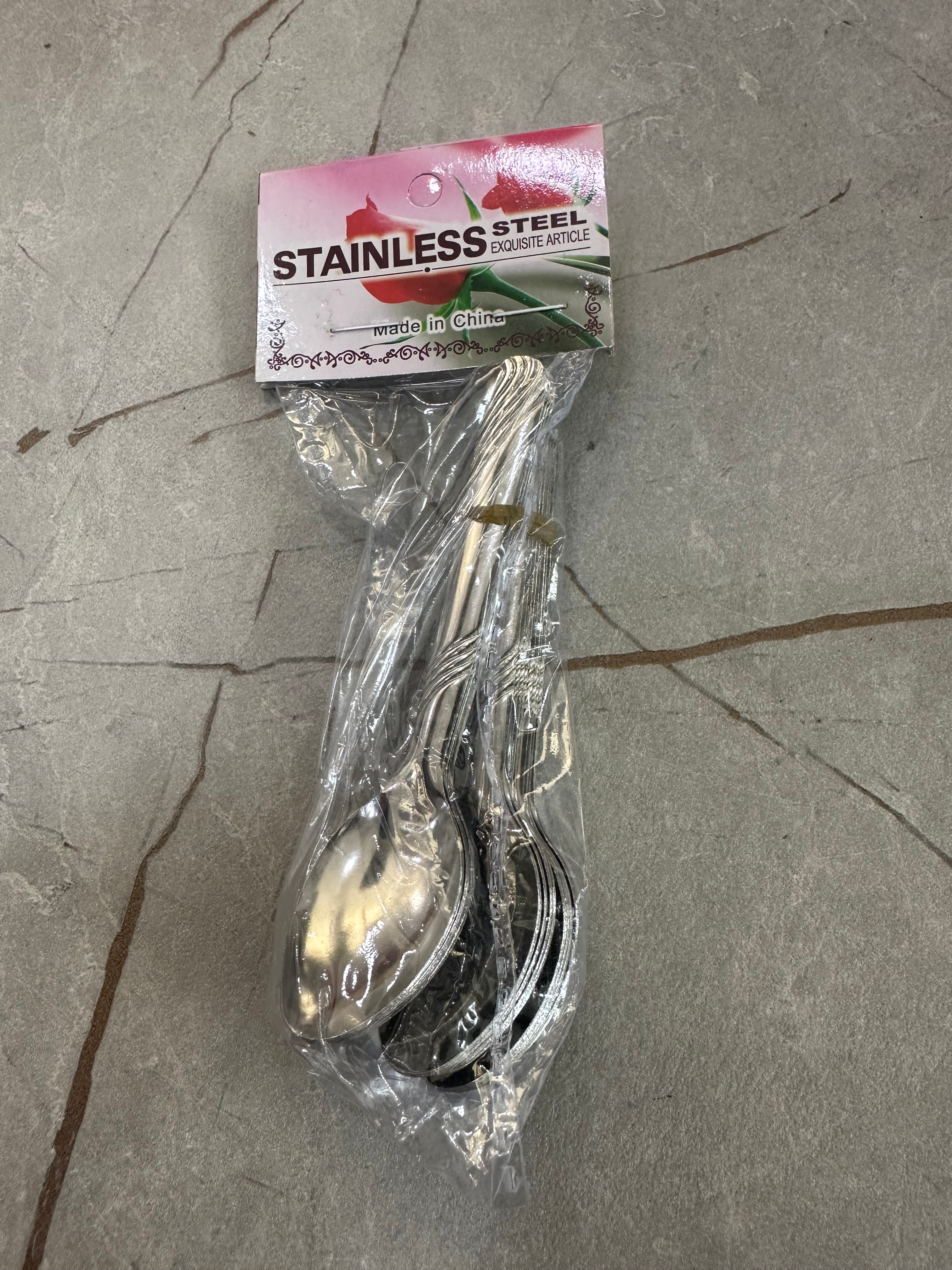 Set lugë për ëmbëlsira, 6 copë