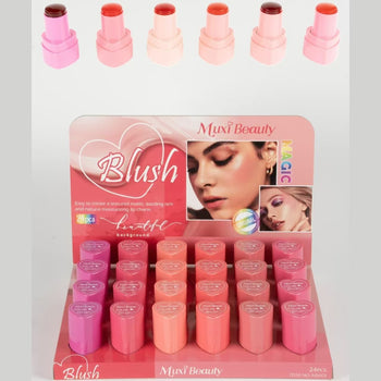 Blush likuid në formë zemre