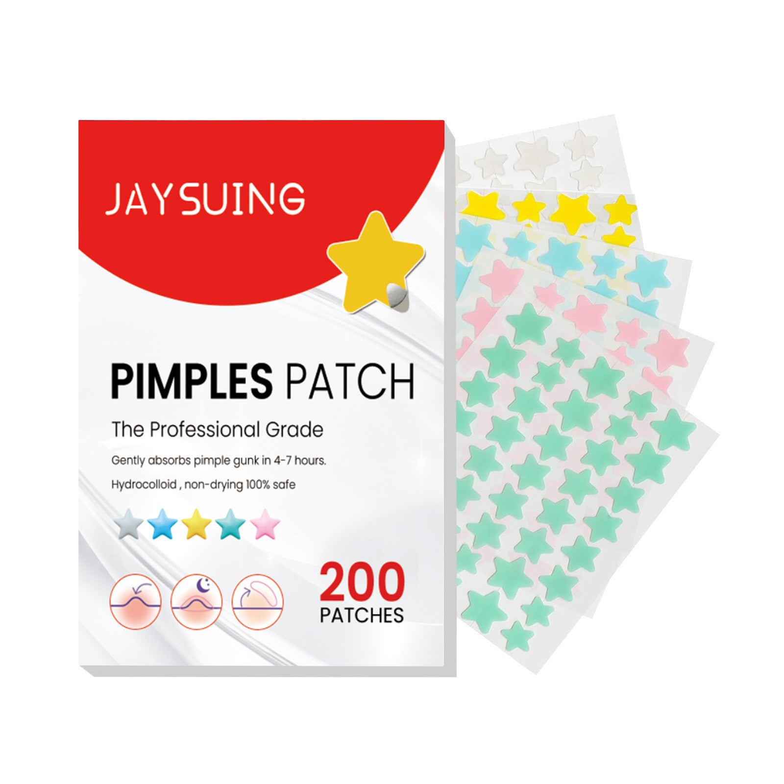Pimples Patch në formë yjesh