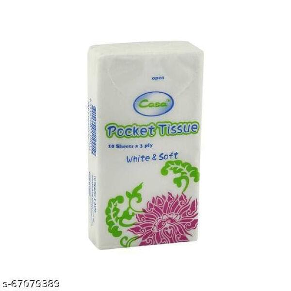 Letra të thata pako të vogla Pocket Tissue me lule lejla 10 copë