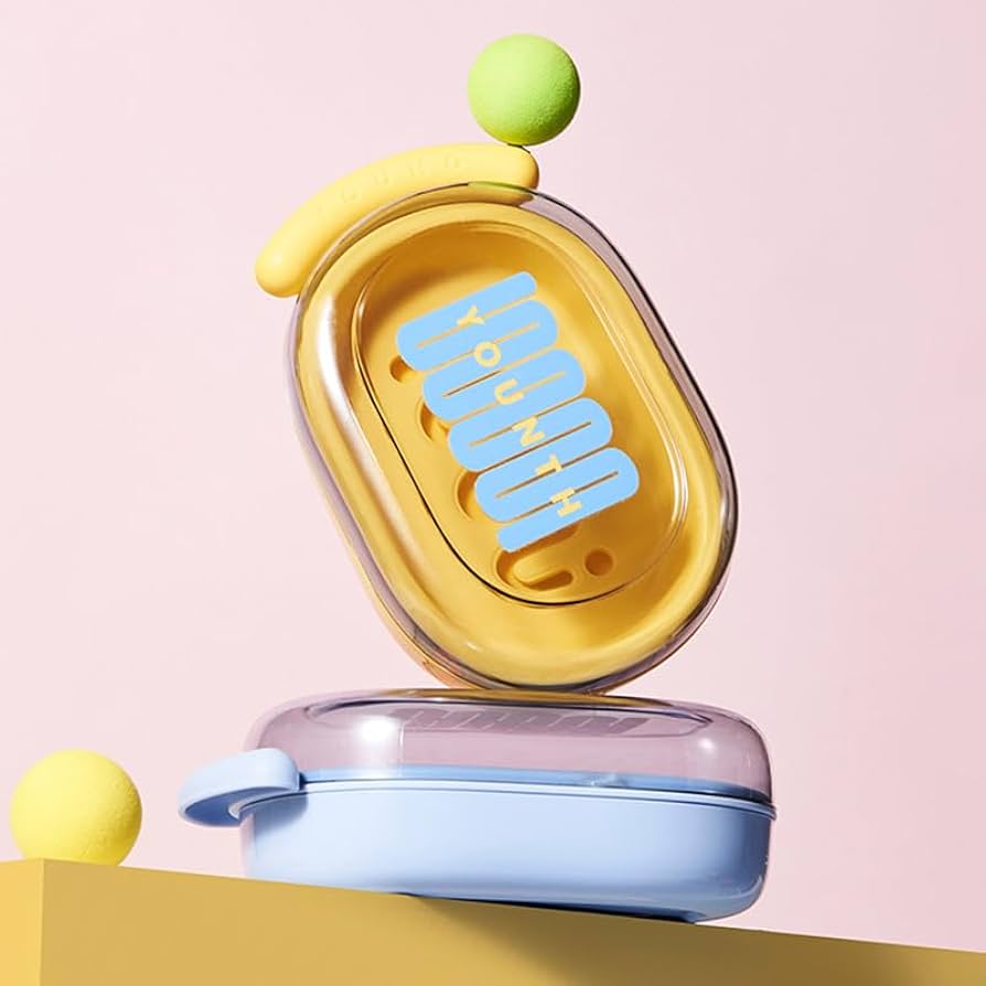 Mbajtëse sapuni me kuti akrilike vezake Youth me kapak