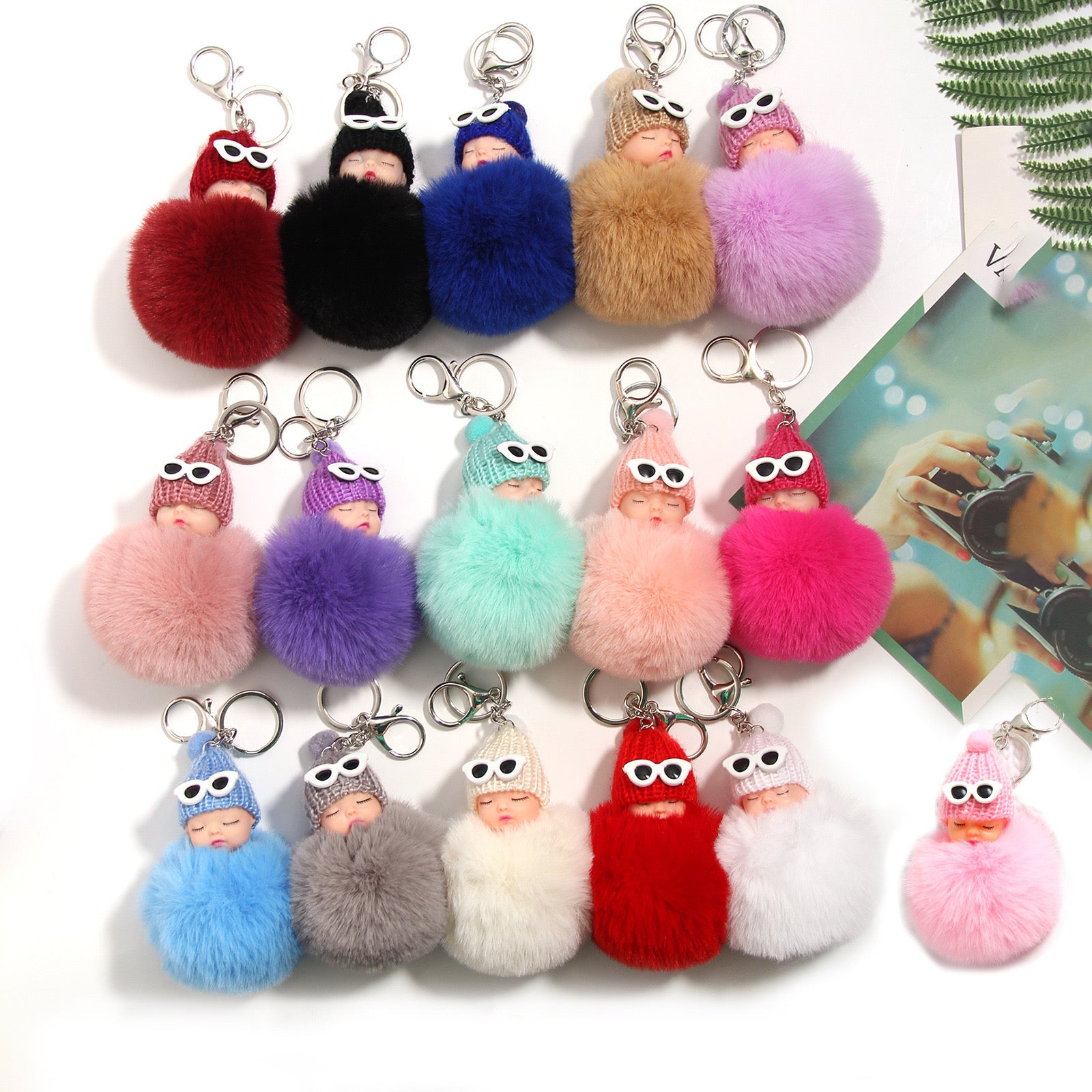 Varëse çelësash pellushi, në formë bebi, mix