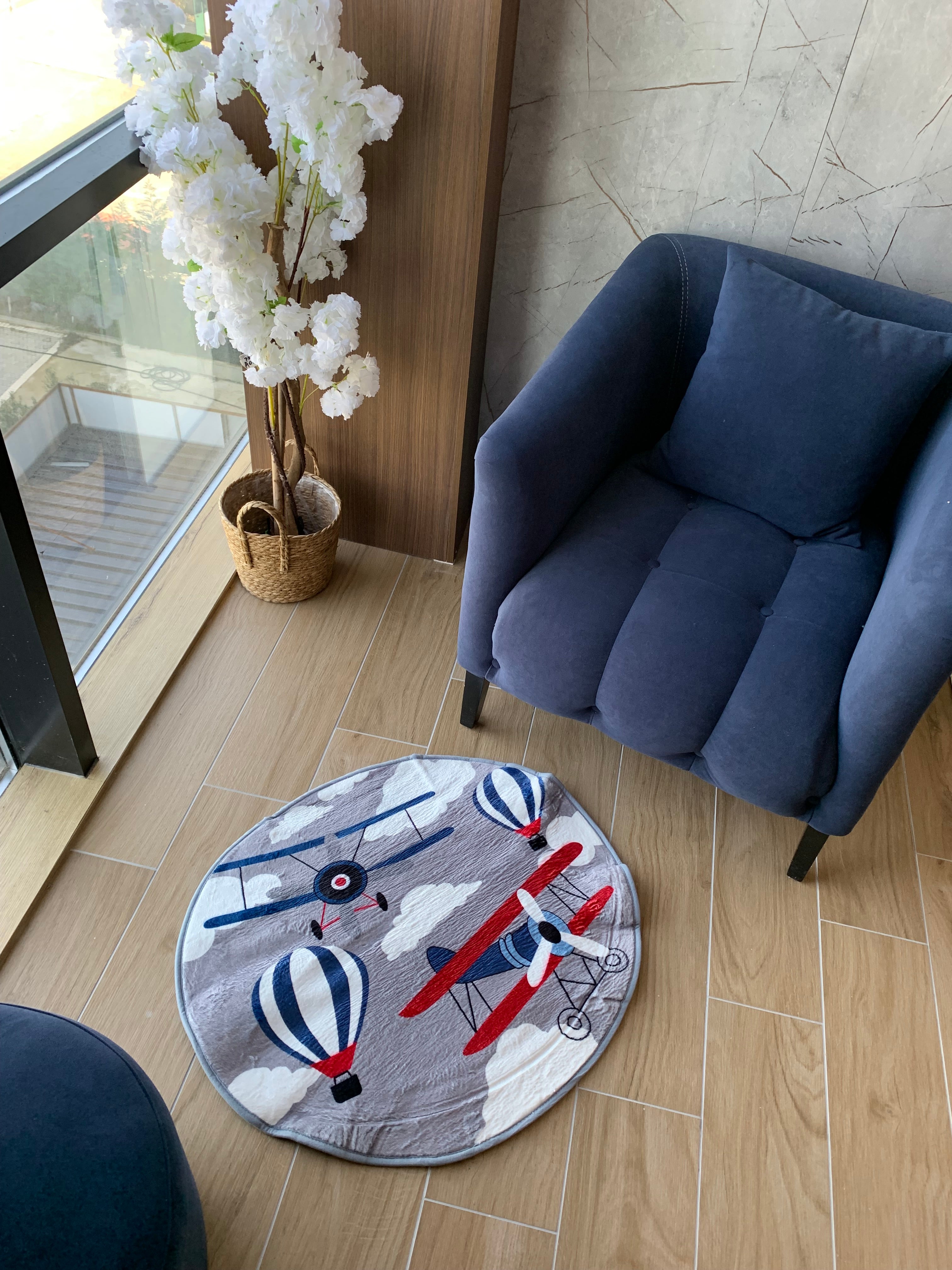 Tapet dekorativ me helikopter