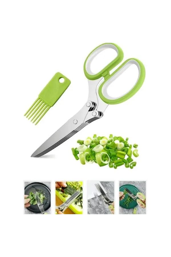 Gërshërë kuzhine për të prerë barishtet