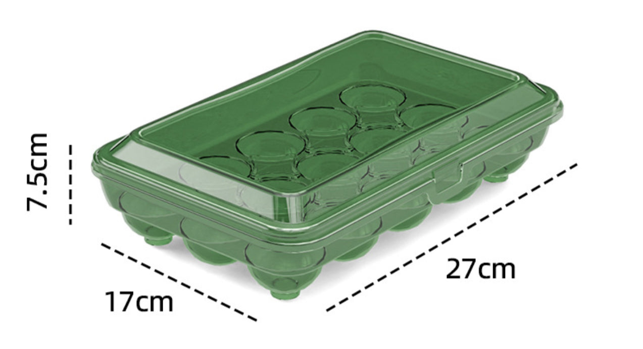 Mbajtëse vezësh transparente me kapak 15 hapësira