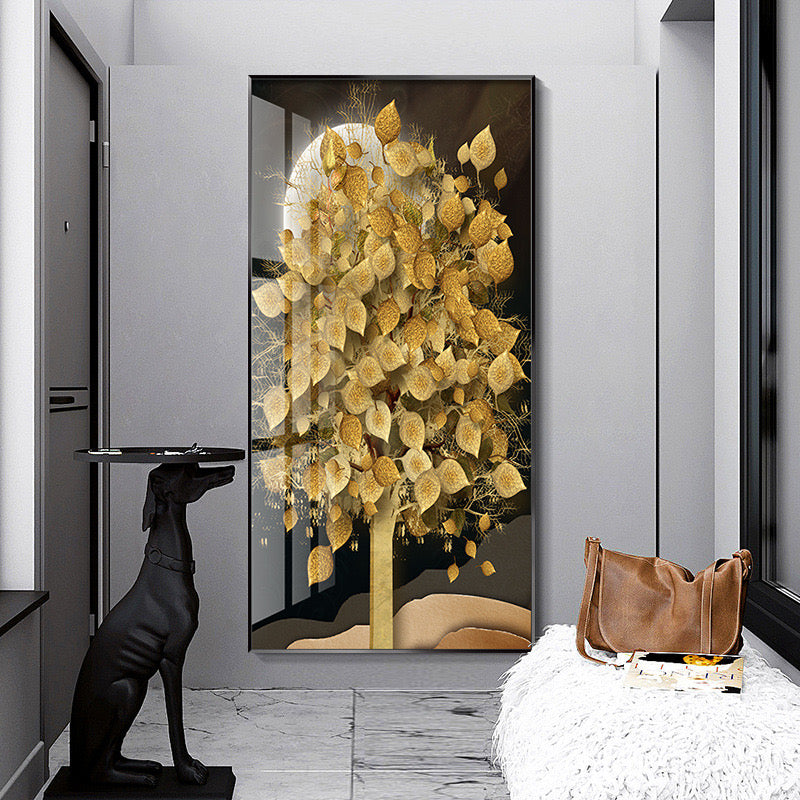 Pikturë me detaje gold dhe gura