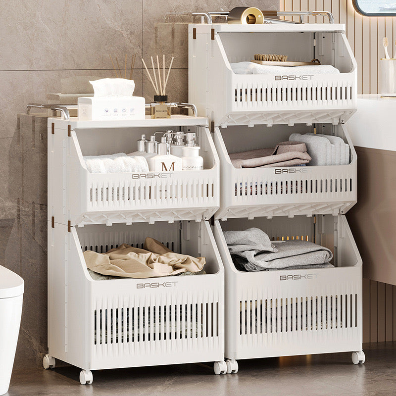 Raft organizues me 3 shporta dhe me doreza inoksi