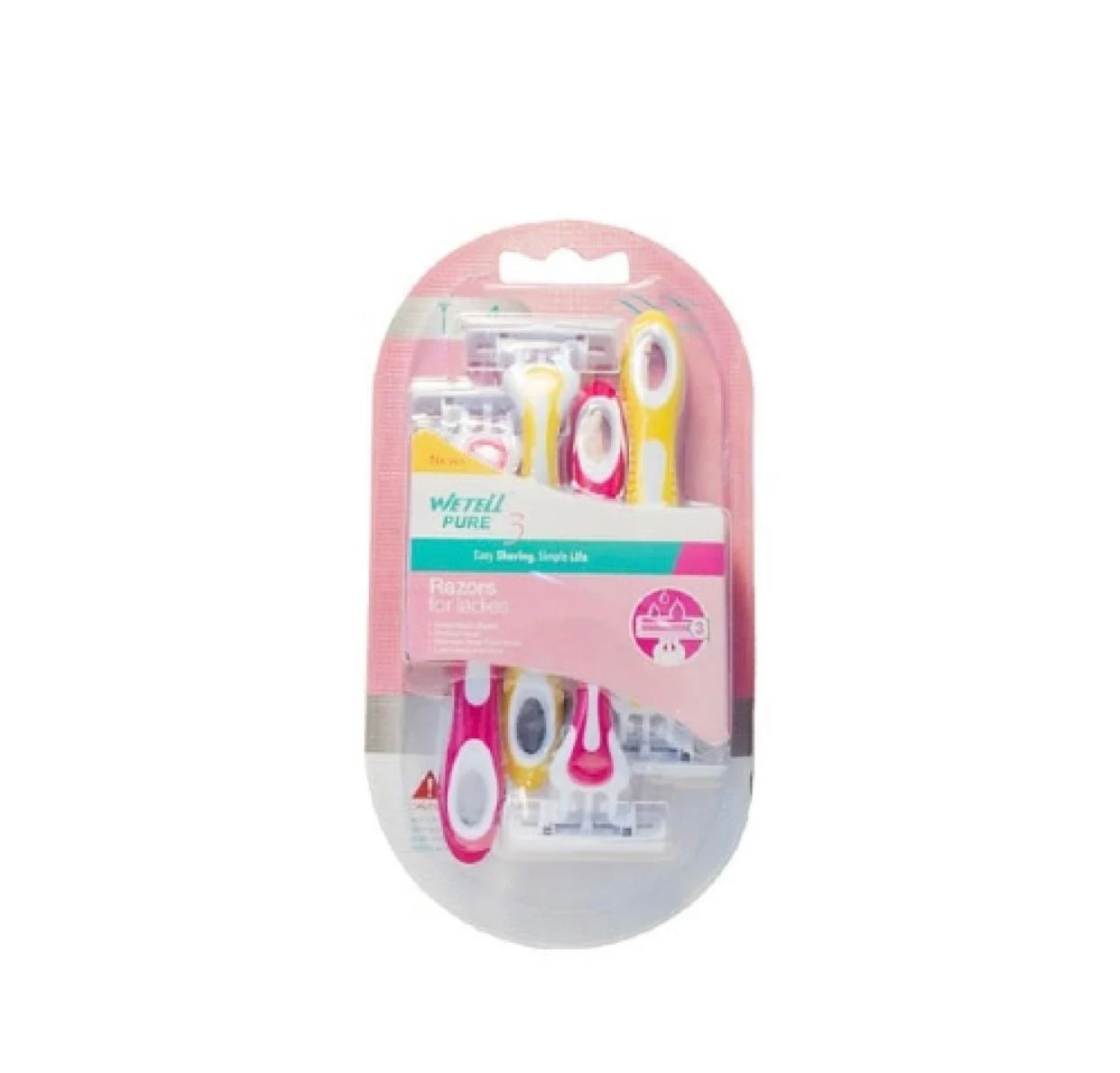 Brisqe për femra, set 4 copë