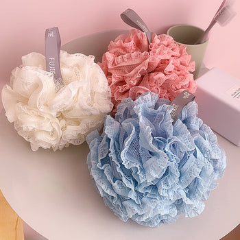 Sfungjer dushi në formë fjongo, rrjetë, mikse