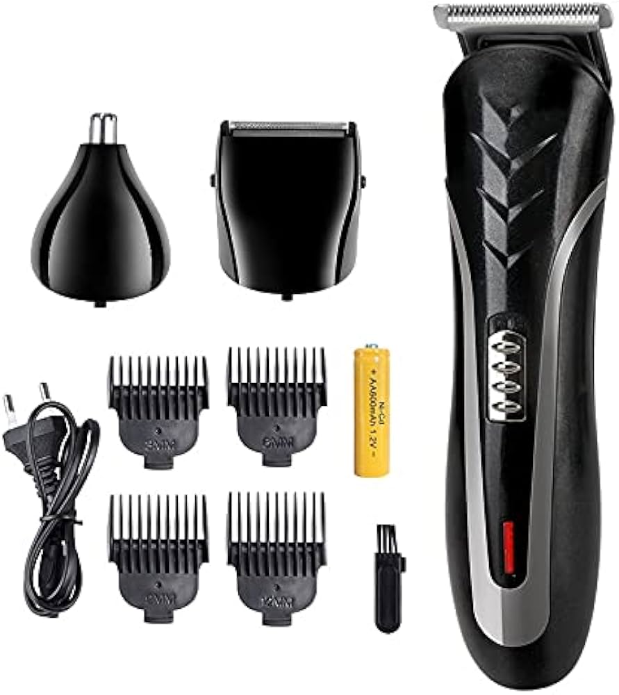 Set me makinë rroje dhe qethjeje për meshkuj, profesionale Kaiwei