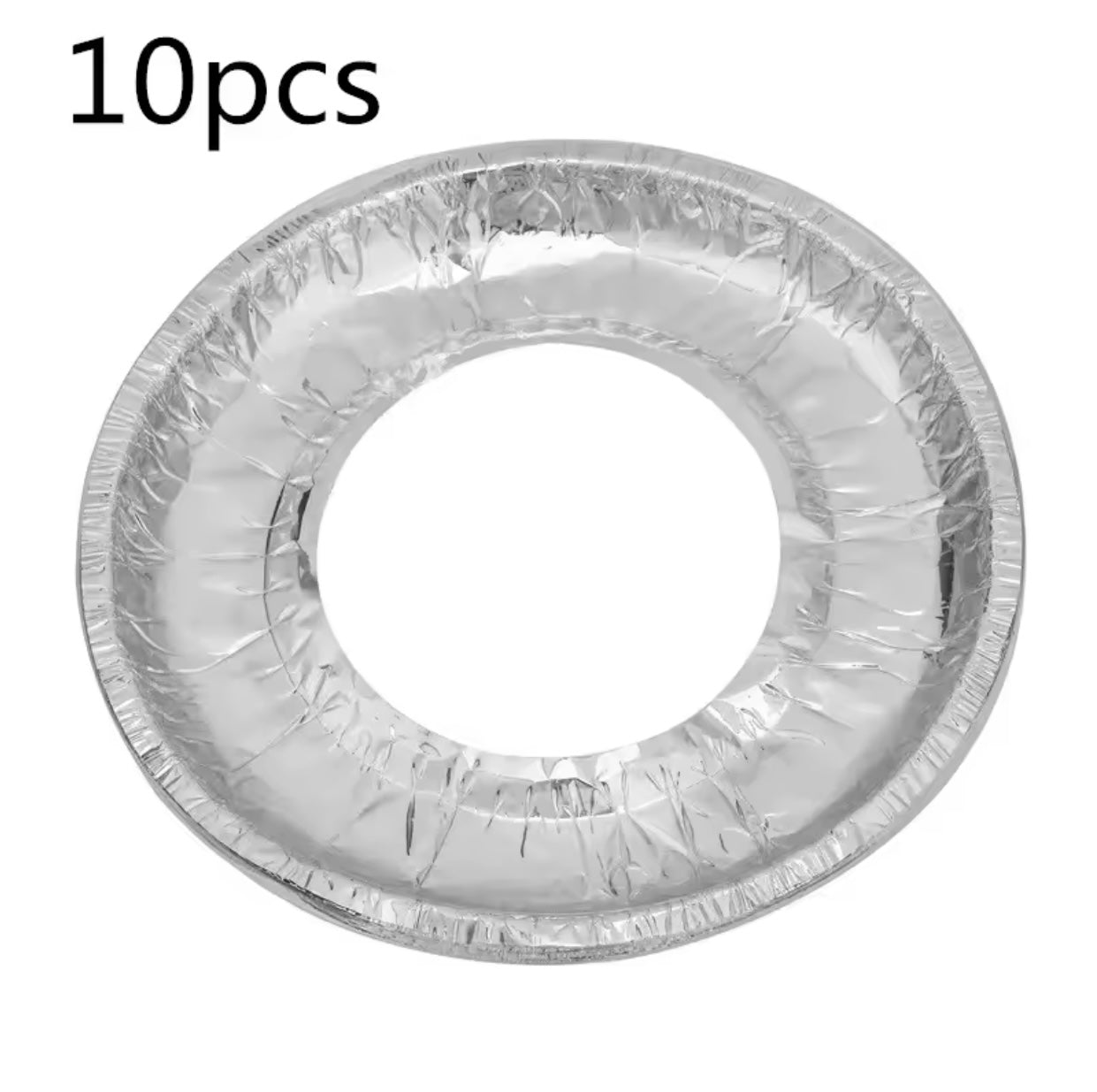 Mbrojtëse alumini ndaj pllakës së sobës së kuzhinës, set 10 copë (formë katrore dhe rrethore)