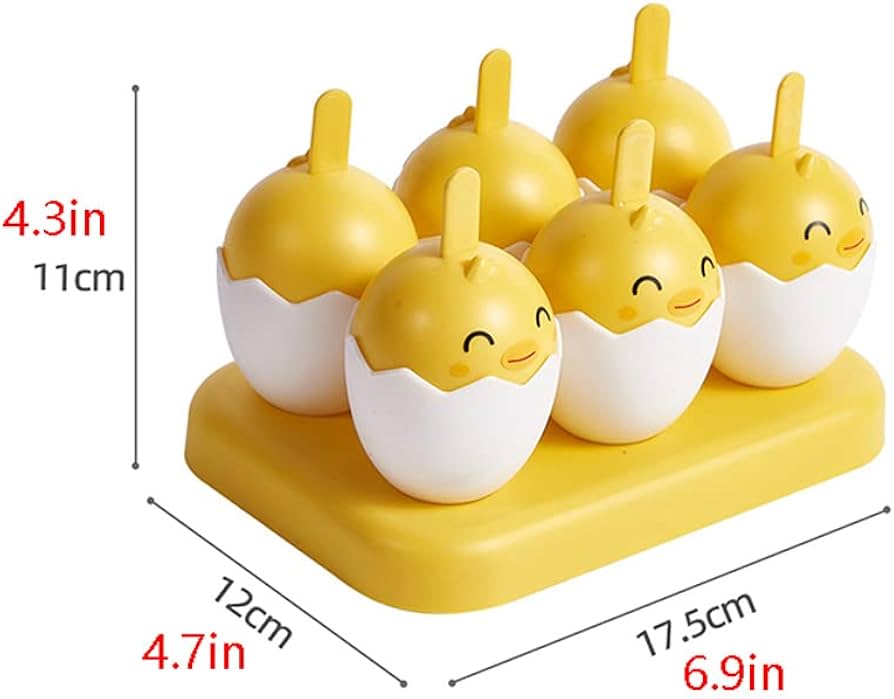 Formë për akullore ose kasata si vezë me zogj