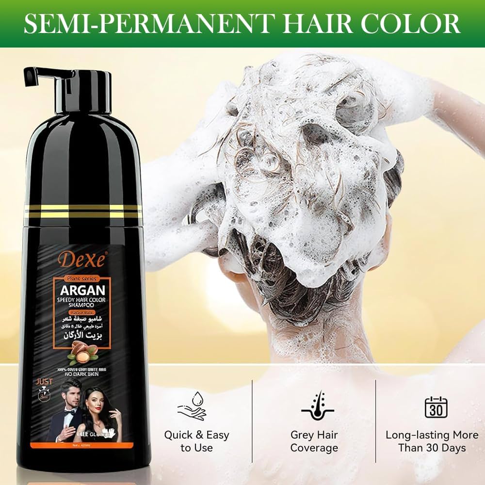 Shampo për mbulimin e thinjave Dexe