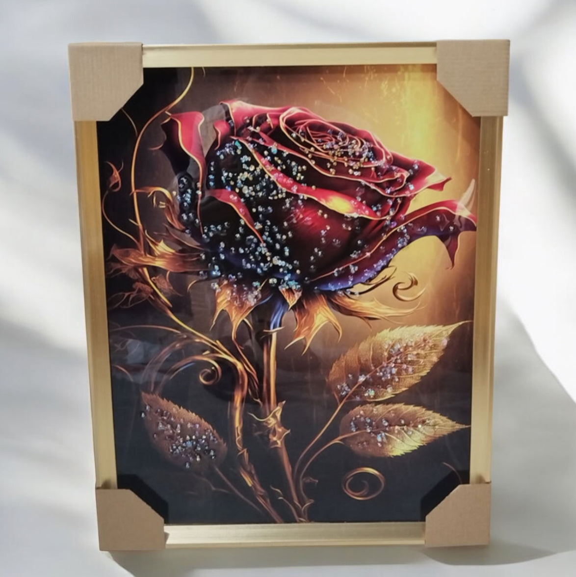 Pikturë me trëndafil