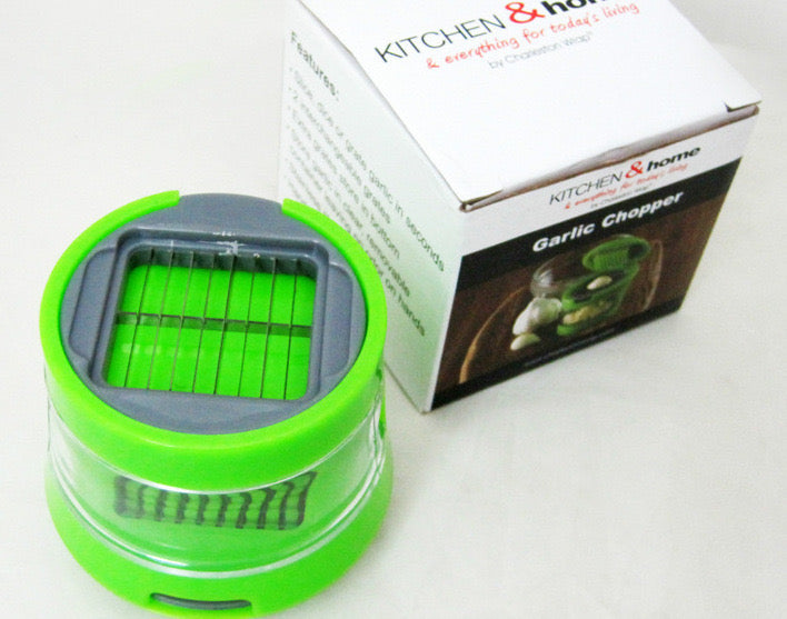 Grirëse hudhre manuale, metalike + plastike