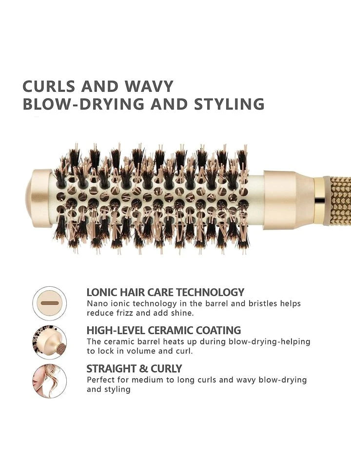 Furçë flokësh rrumbullake për stilim dhe kujdes profesional 25