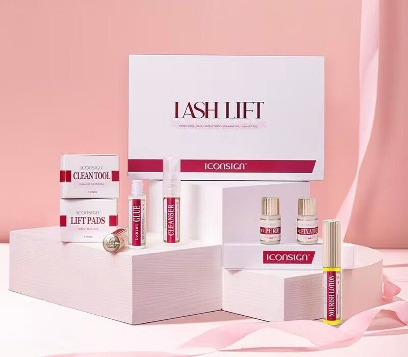 Set për kthimin e qerpikëve Lash Lift me 8 pjesë ICONSIGN