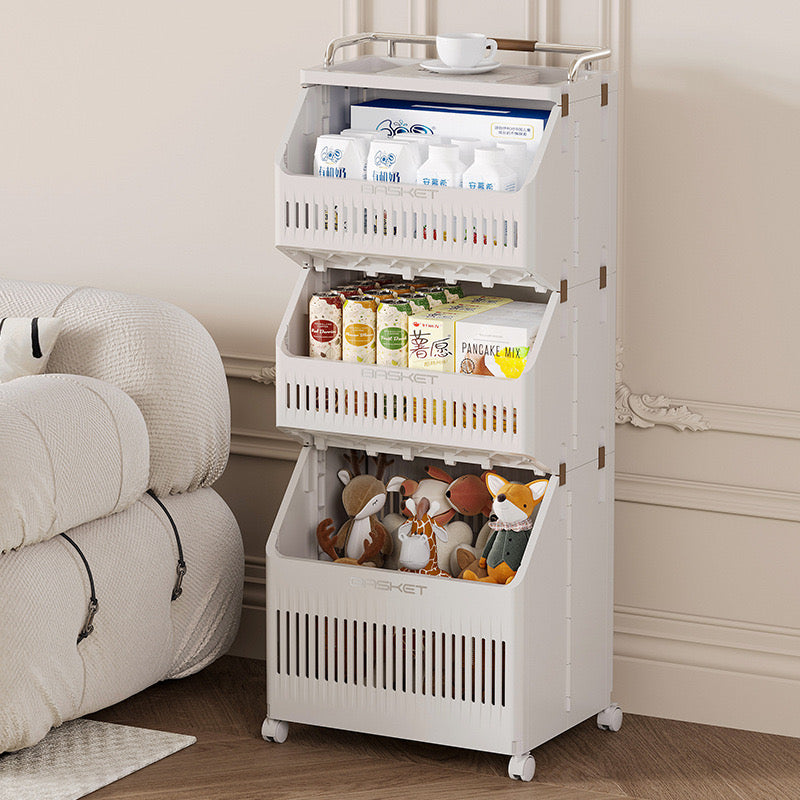 Raft organizues me 3 shporta dhe me doreza inoksi