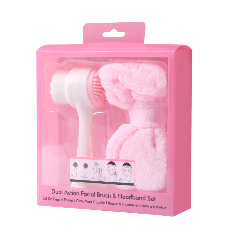 Set përkujdesi per fytyrën (furçe pastrimi + rreth koke)