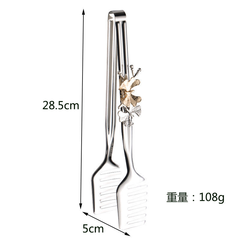 Kapëse metalike për sallatën me dizajn luleje