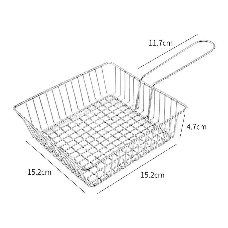 Fritezë katrore inoksi për patate