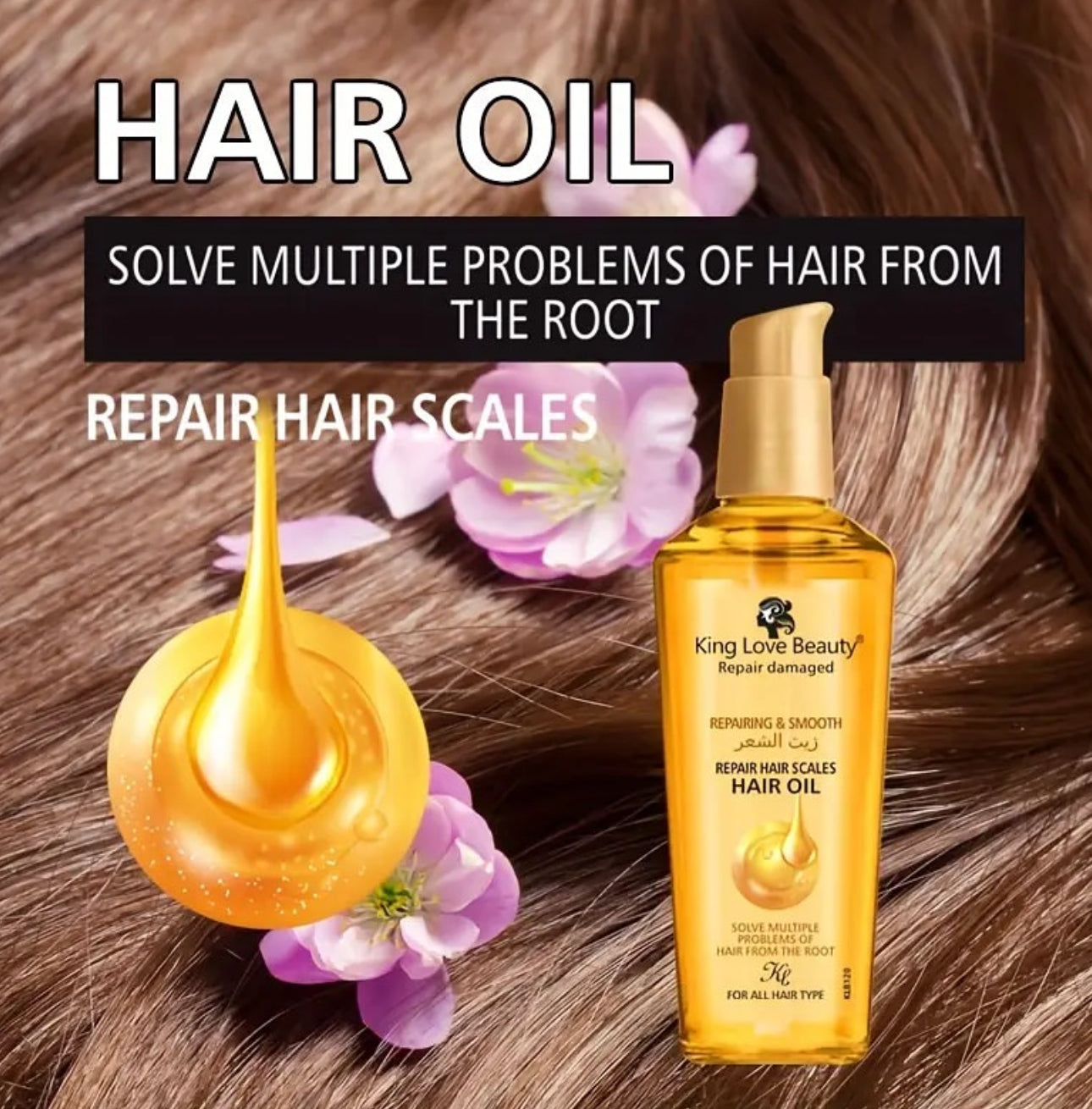 Vaj riparues për flokët King Love Beauty