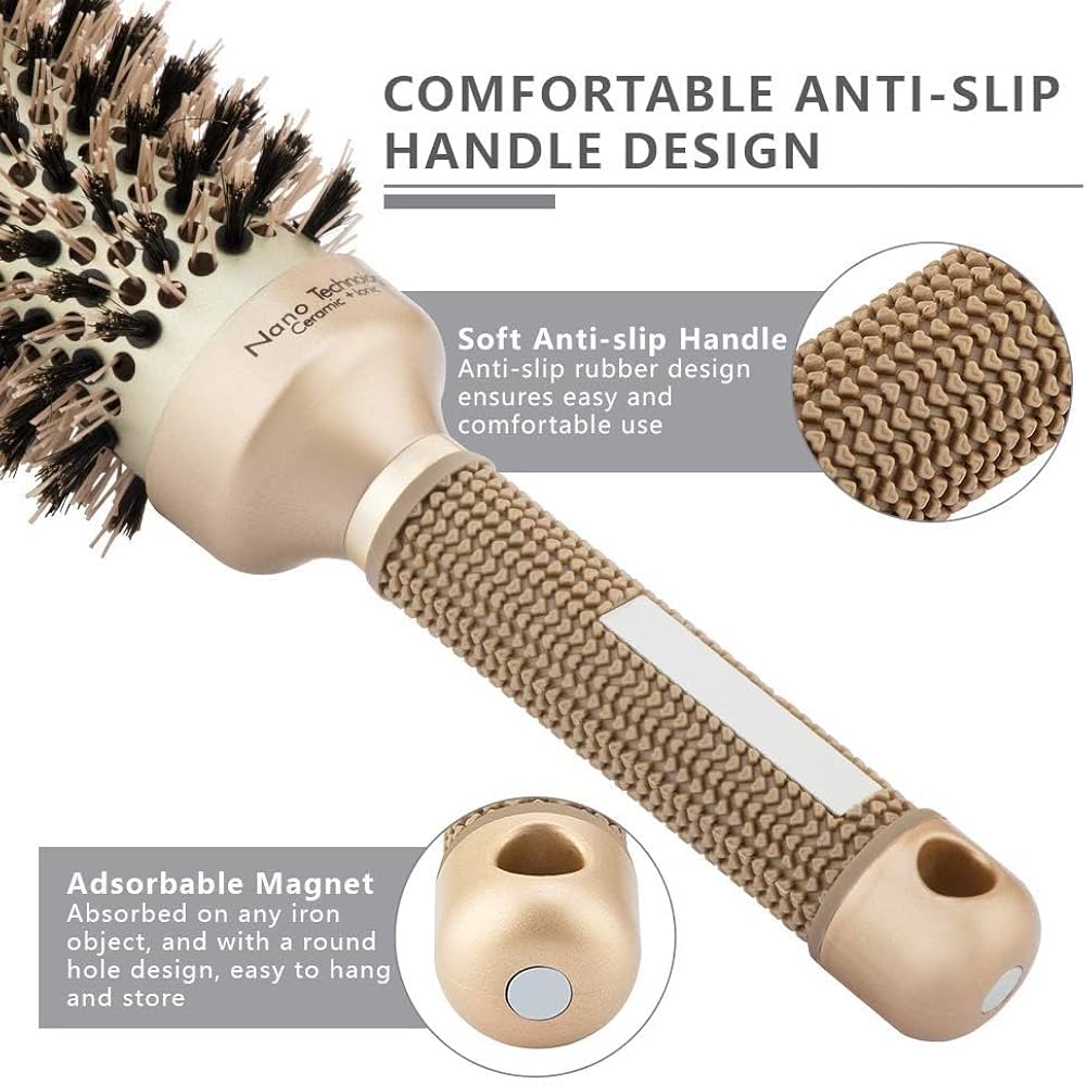 Furçë flokësh rrumbullake Nanotechnology 45