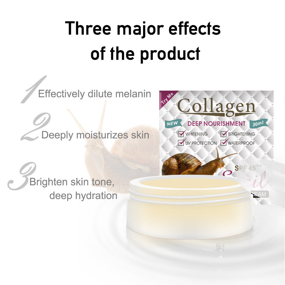 Krem me ekstrakt kermilli & kolagjen SPF45