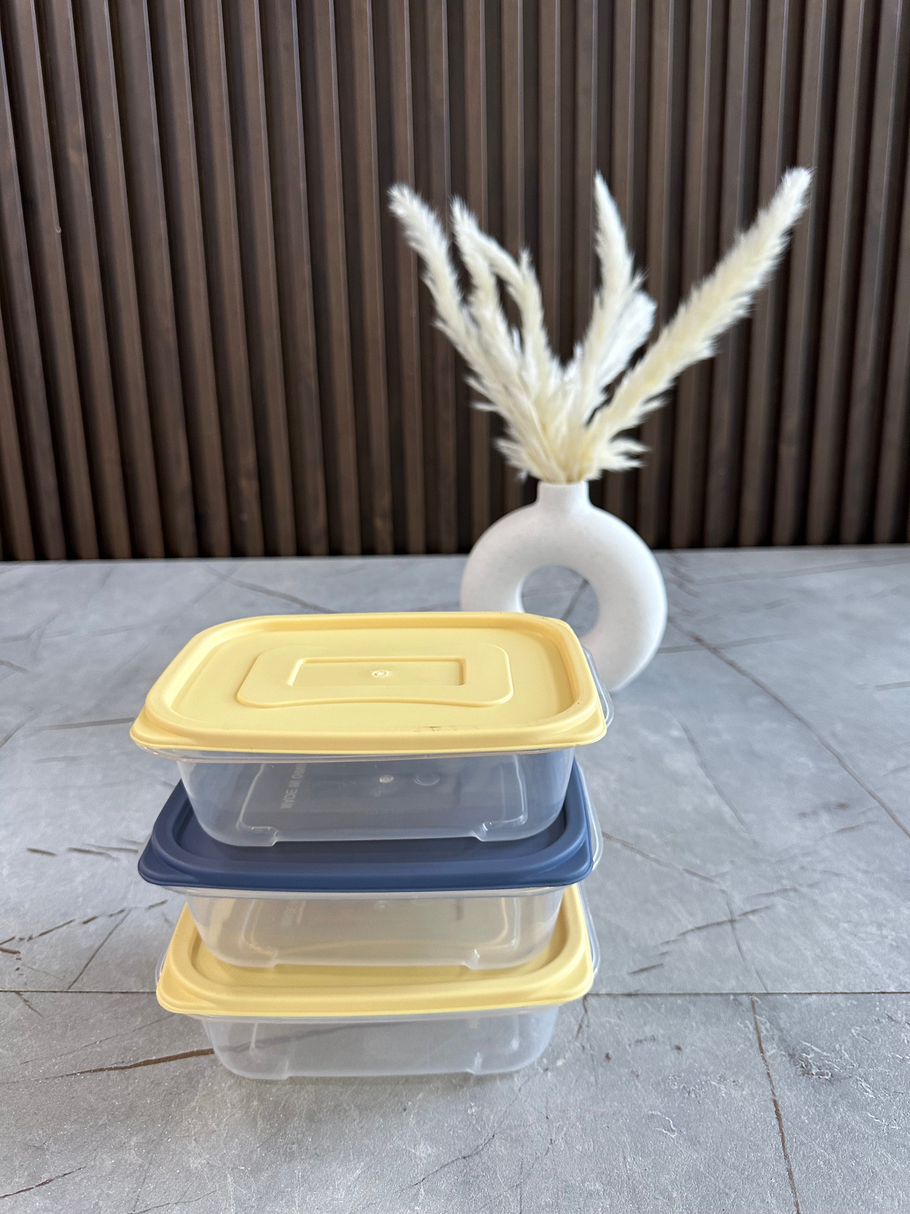 Set tasa plastike x3