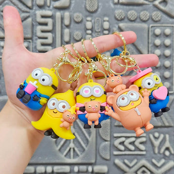 Varëse çelsash silikoni me Minions me modele të ndryshme si në foto