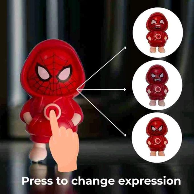 Varëse çelsash me Spiderman që ndryshon fytyrën