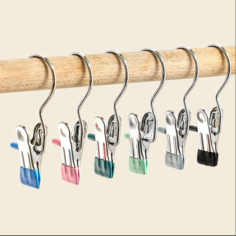 Kapëse rrobash metalike, set 4 copë