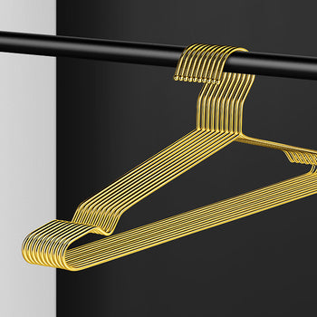 Varëse rrobash metalike, gold