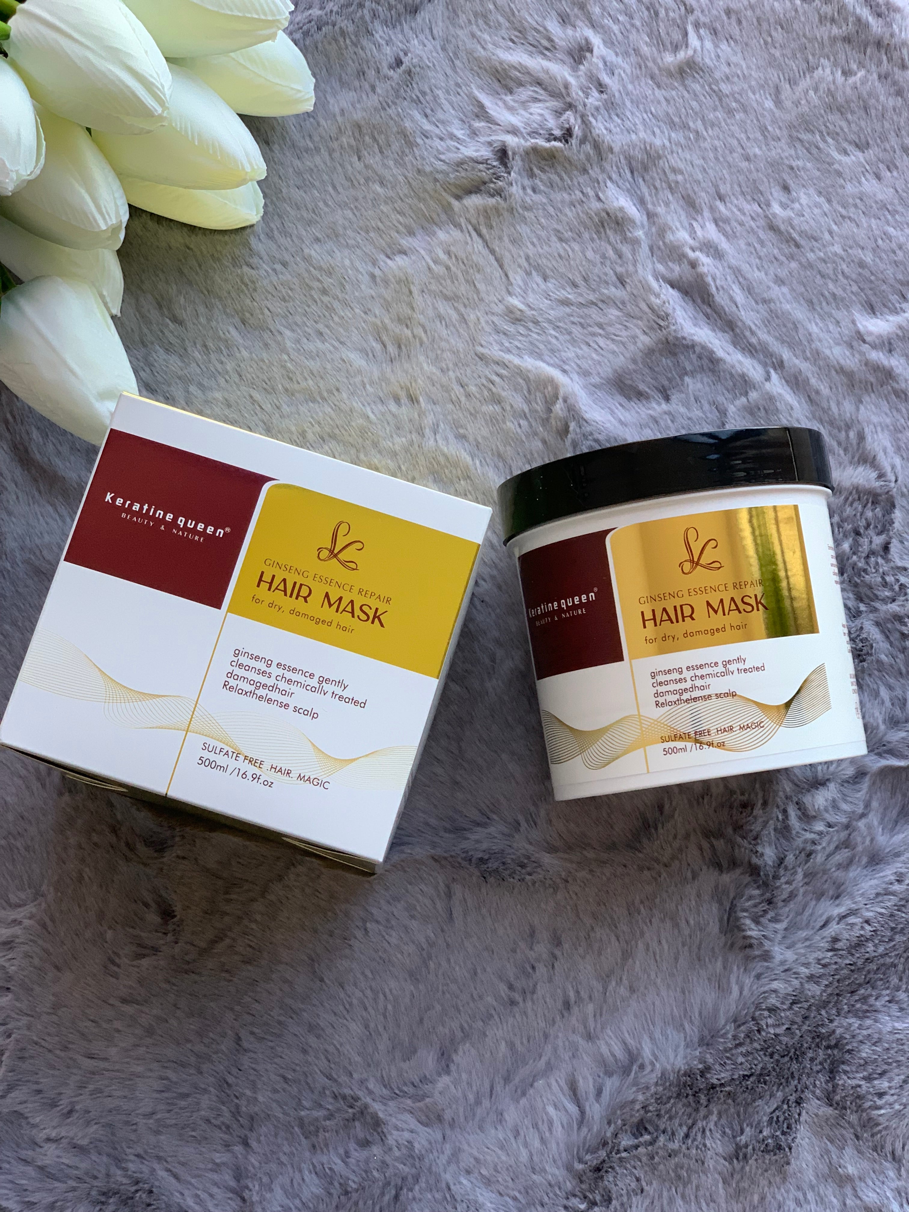 Maskë për flokët me xhinxher