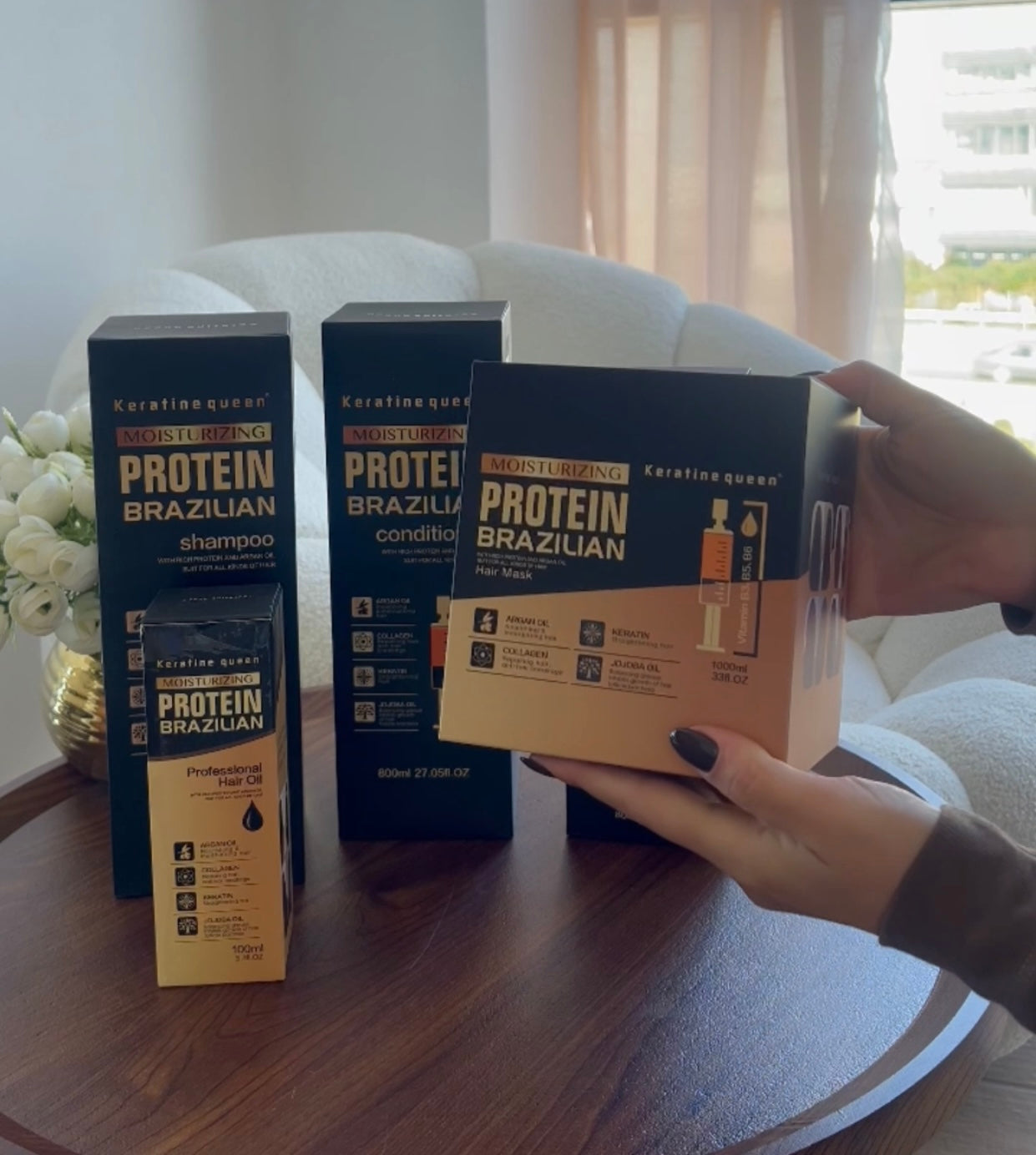 Serum për flokët me proteinë KQ