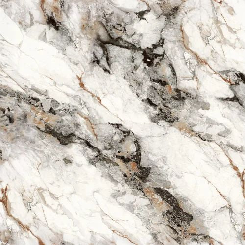 Stiker mural me dizenjo mermeri me nuanca kafe 60 cm x 3 m