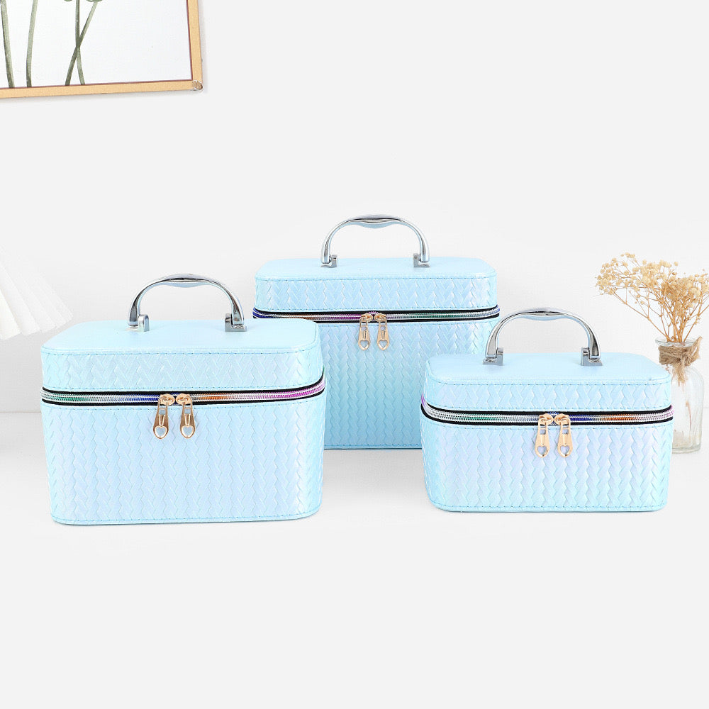 Set çanta për organizimin e makeup-eve, 3 copë