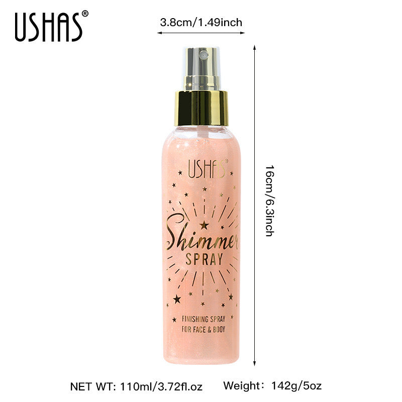 Shimmer spray