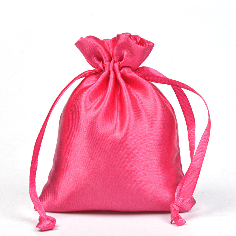 Paketim saten me lidhëse, për dhurata ose aksesorë, 10*14 cm