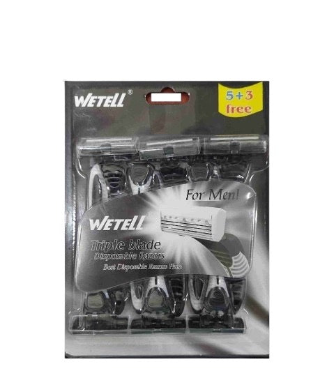 Brisqe për meshkuj, set 8 copë