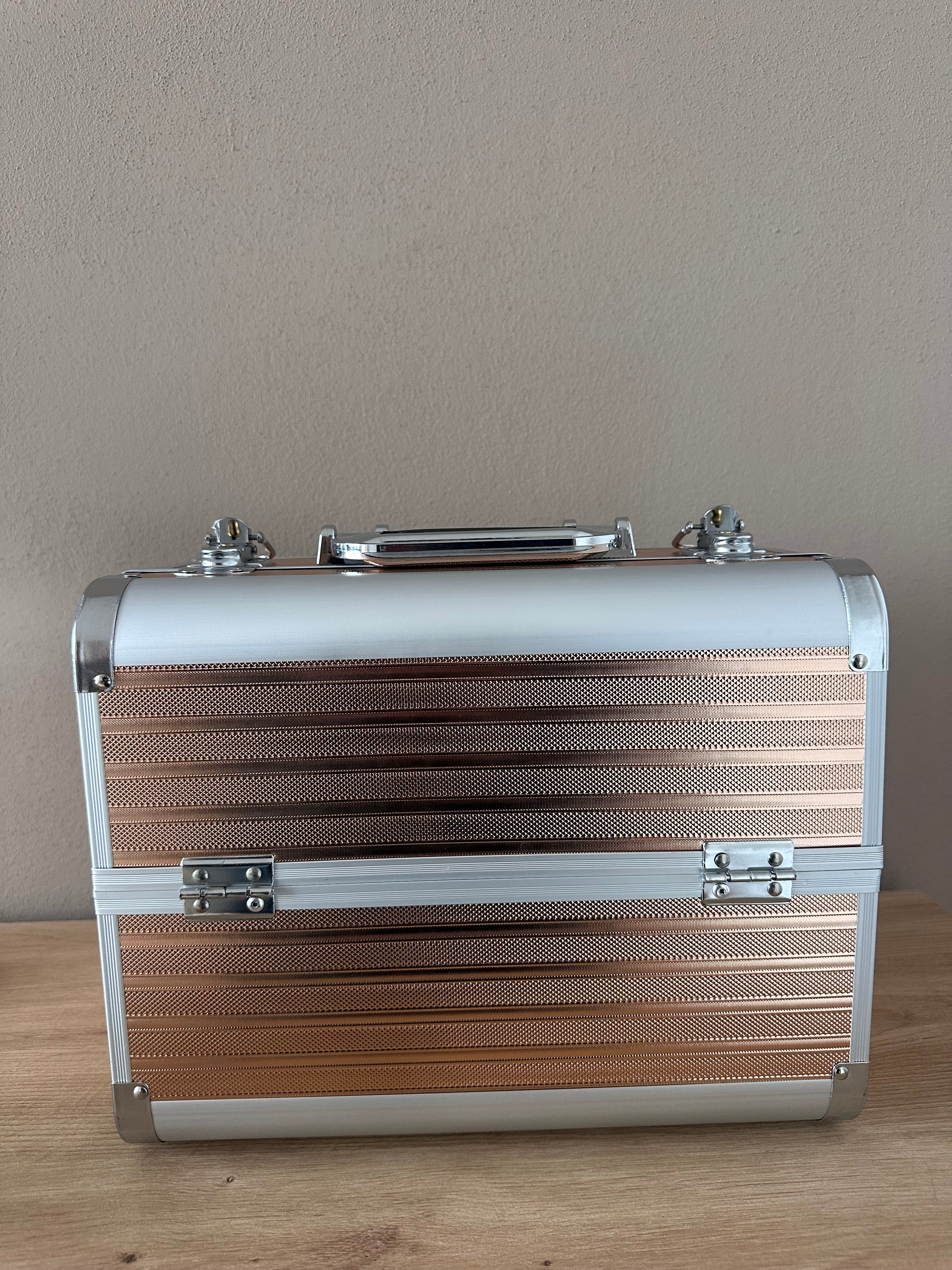 Valixhe profesionale kozmetike alumini