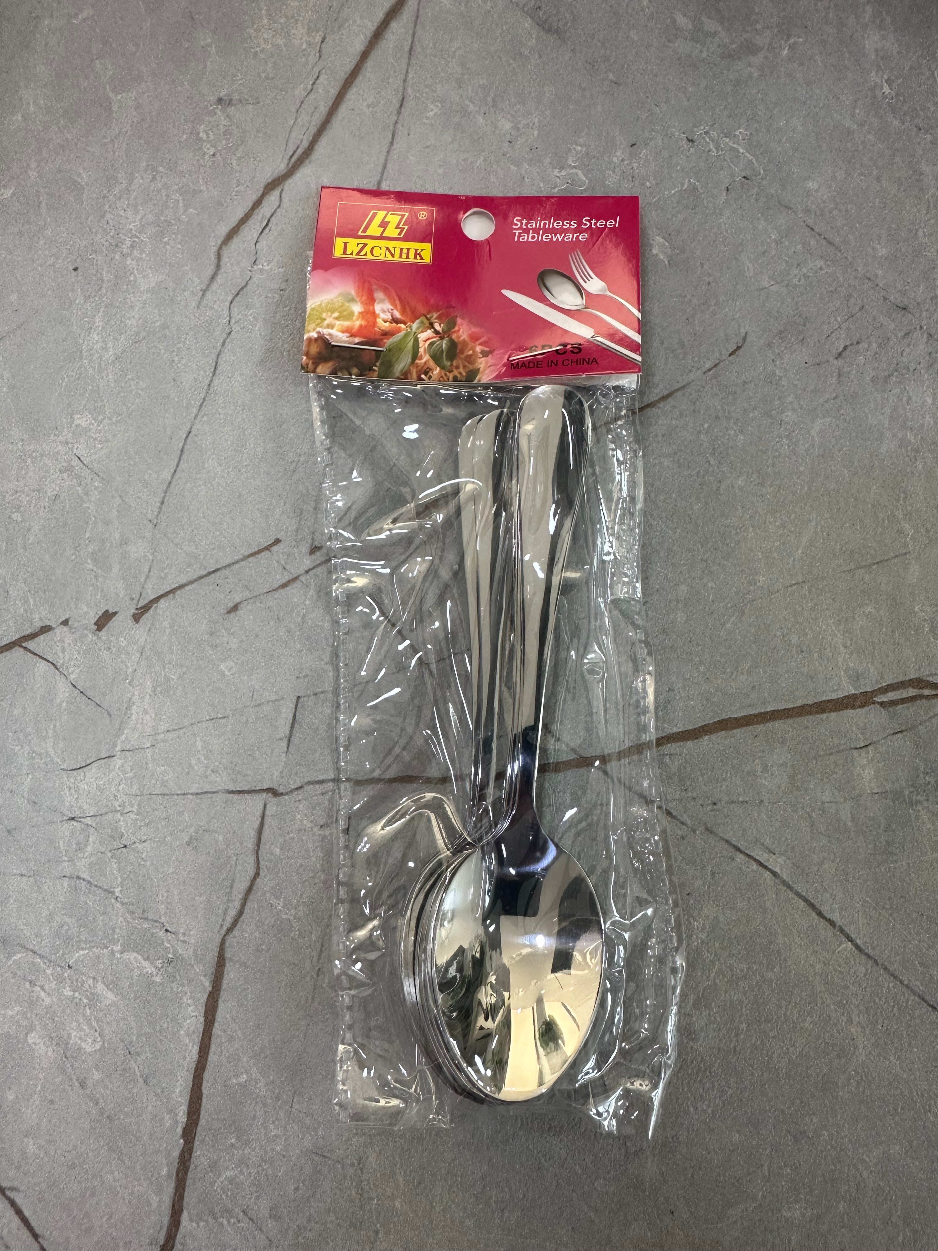 Set lugë për ëmbëlsira, 6 copë