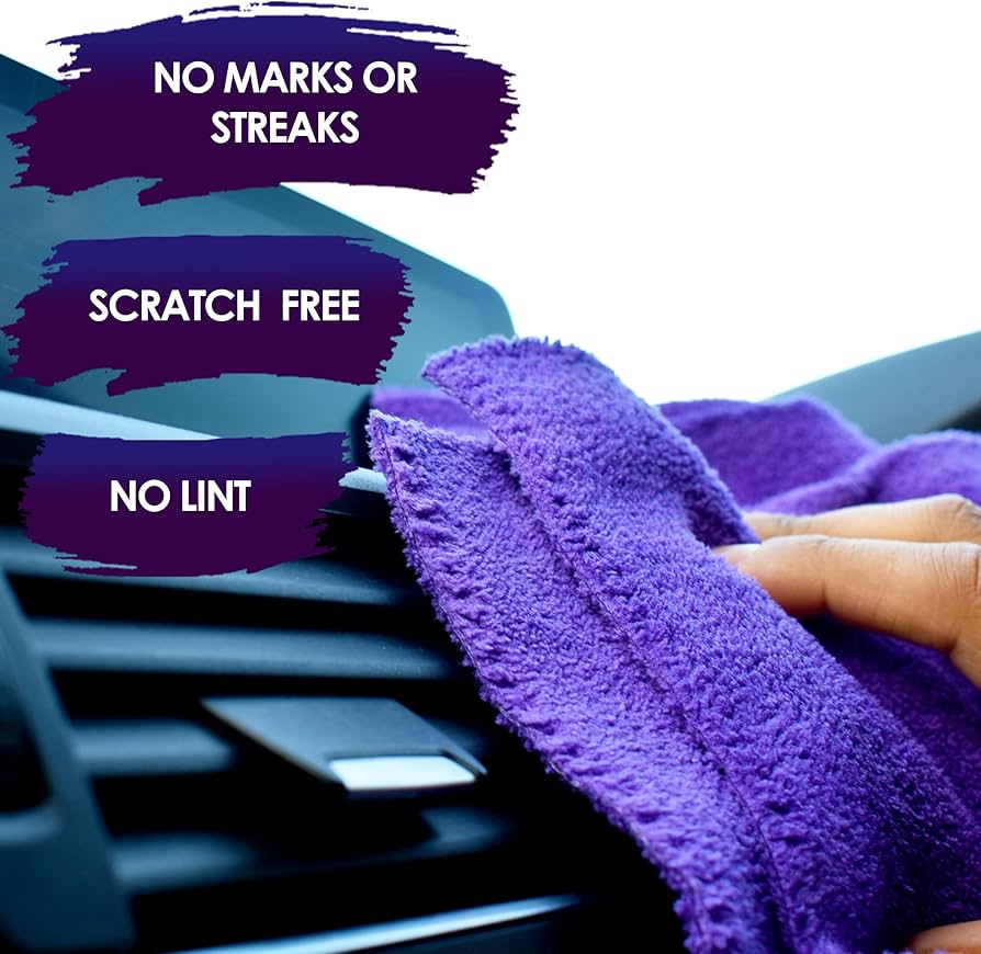 Set me 2 peshqira mikrofibër për të pastruar makinën LS