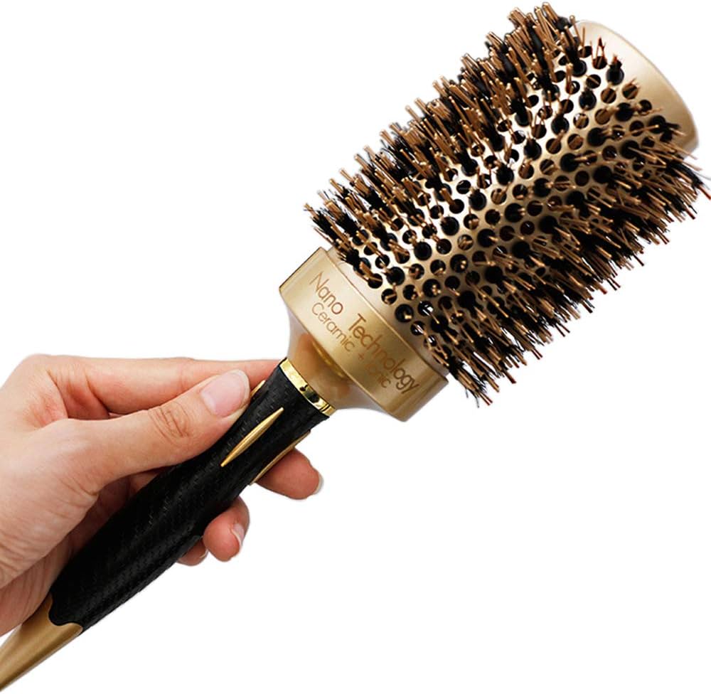 Furçë flokësh rrumbullake me bisht për stilim dhe kujdes profesional 45